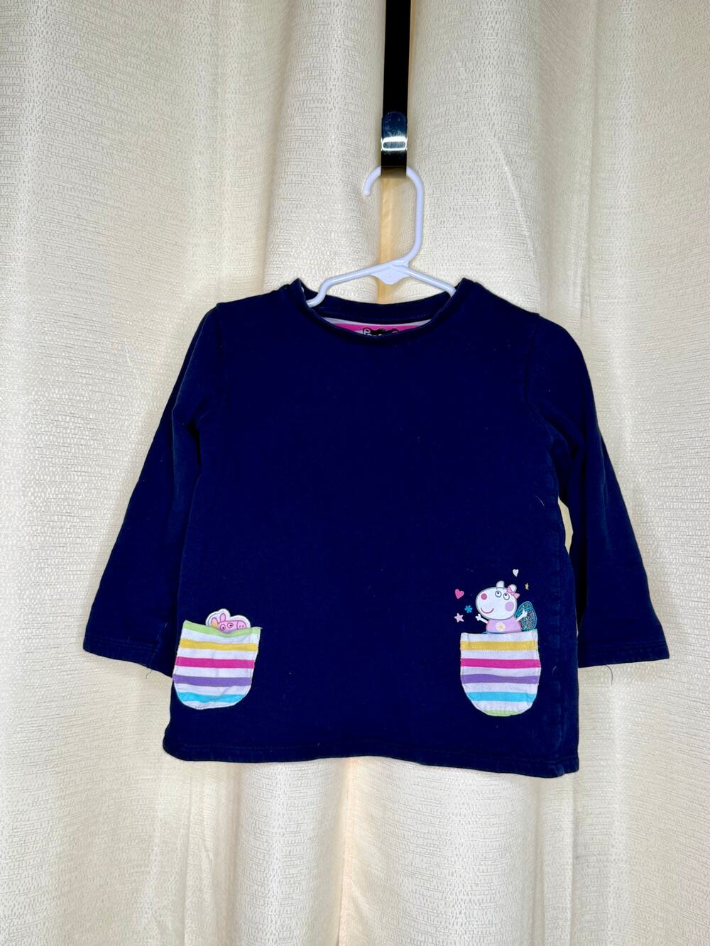 Peppa Pig blue long sleeve size 3T